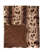 Load image into Gallery viewer, Rainforest Faux Fur Throw