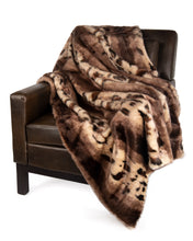 Load image into Gallery viewer, Rainforest Faux Fur Throw
