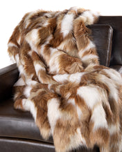 Load image into Gallery viewer, Patchwork Rabbit Faux Fur Throw
