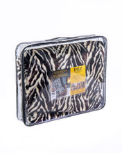 Load image into Gallery viewer, Zebra Faux Fur Throw