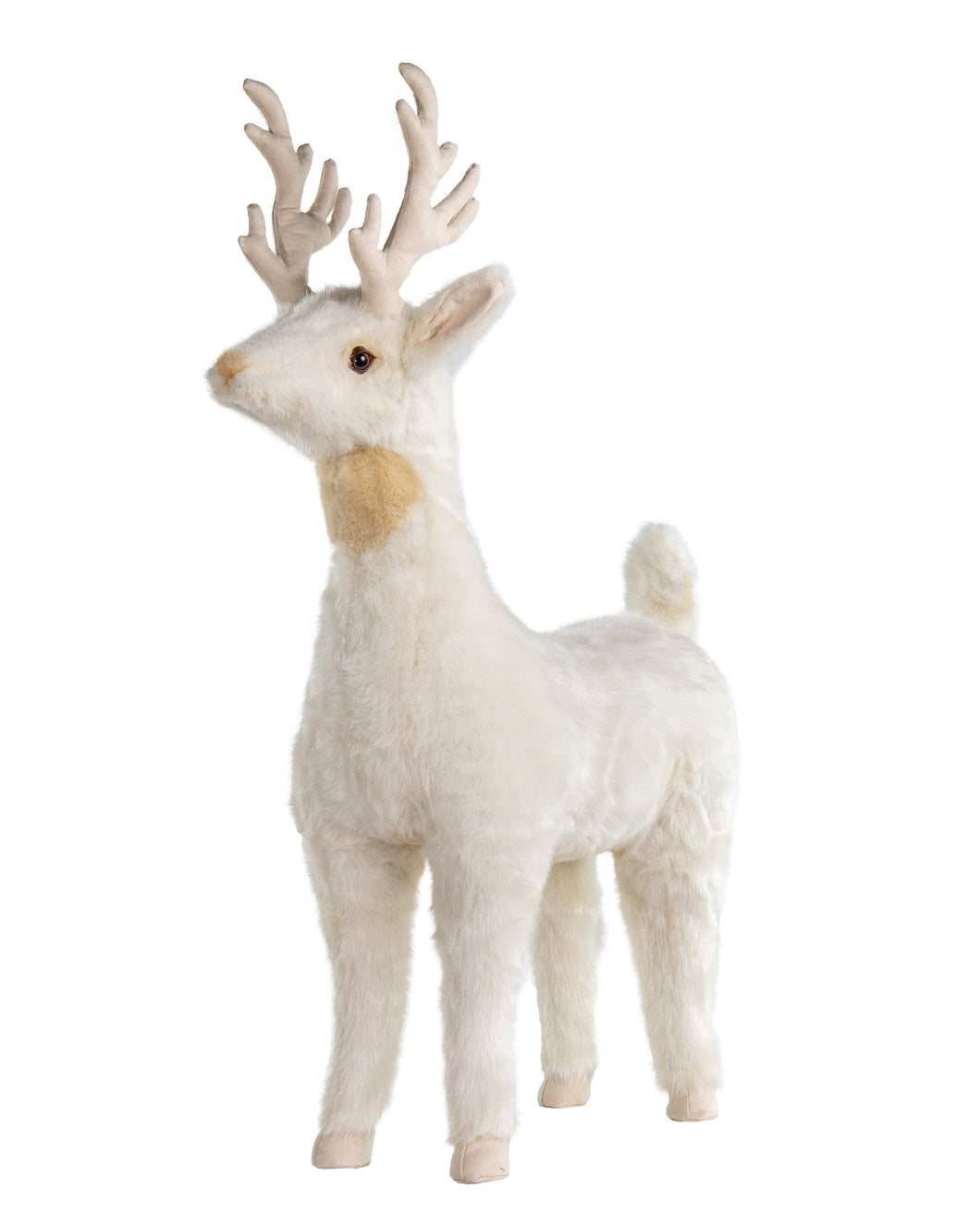 White Reindeer Footrest