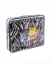 Load image into Gallery viewer, Zebra Faux Fur Throw
